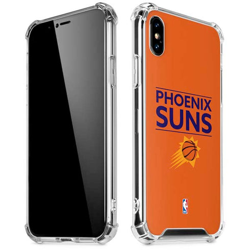 NBA Phoenix Suns Standard - Orange iPhone XS Max Clear Case
